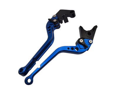 Suzuki GSX-S1000 GSX-S1000GT 2021-2026 Long Blue Clutch & Brake Levers
