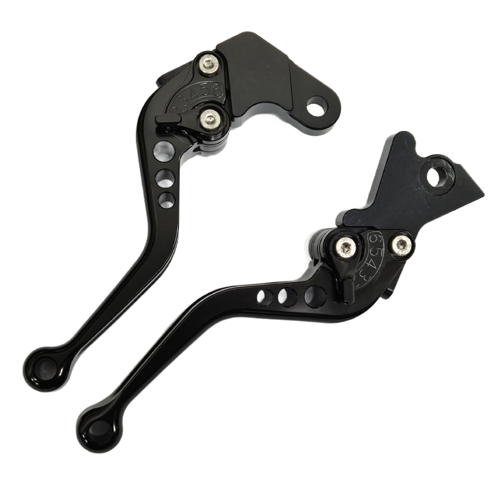 Aprilia SX125 2021-2026 Short Black Clutch & Brake Levers
