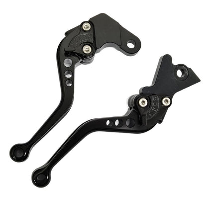 Short Black Clutch & Brake Levers to Fit Aprilia RX 125 2021-2026