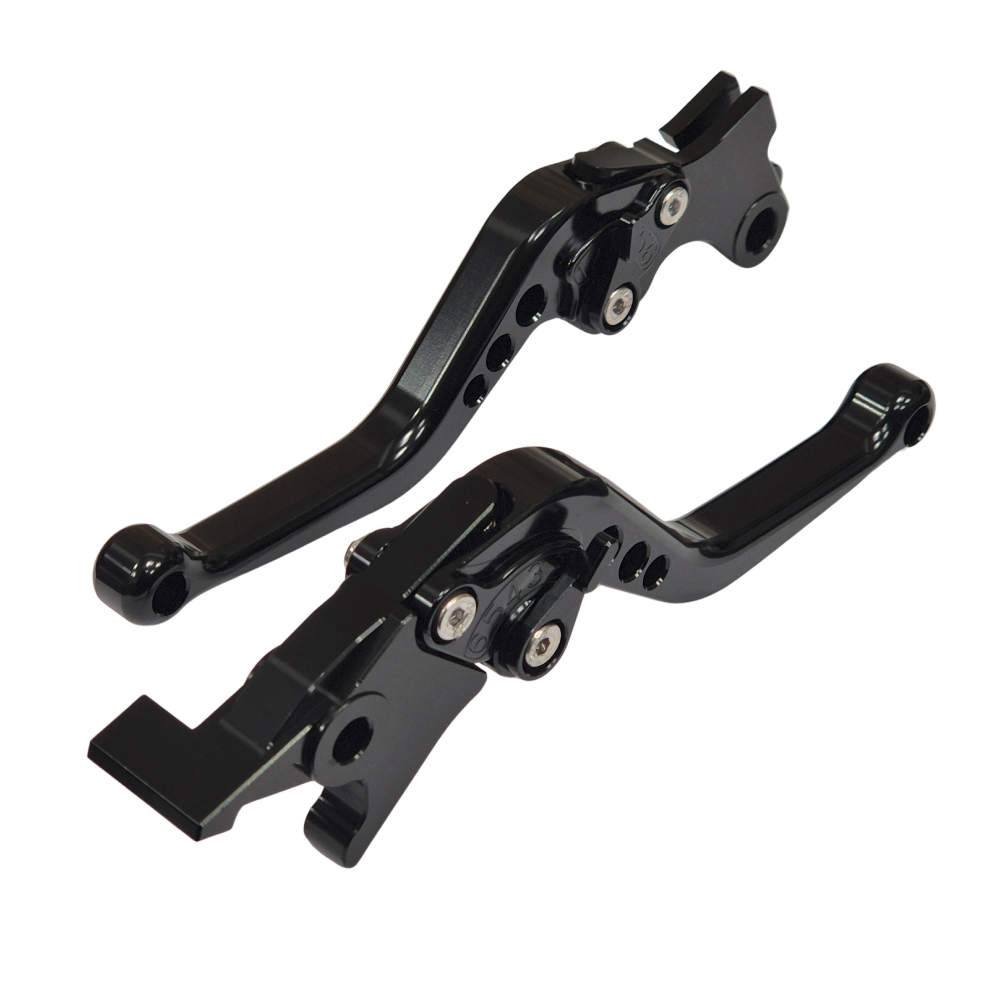 Short Black Brake & Clutch Levers Set Keeway RKV RKS 125/150/200 Stels flame