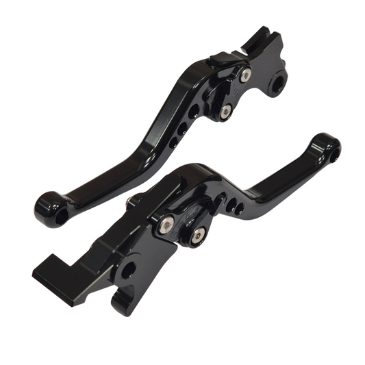 Lexmoto Detroit 125 Euro 5 [SR125-E5] Short Black Brake & Clutch Levers Set