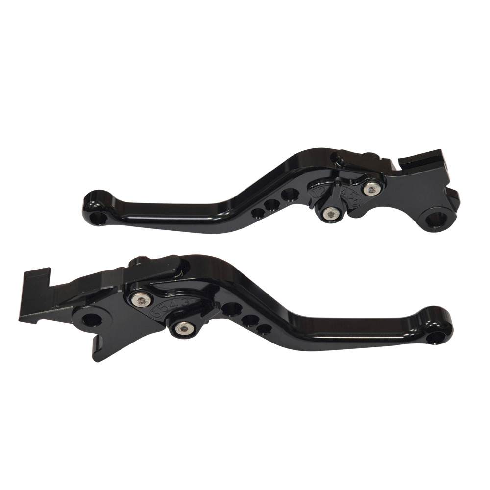 Short Black Brake & Clutch Levers Set Keeway RKV RKS 125/150/200 Stels flame
