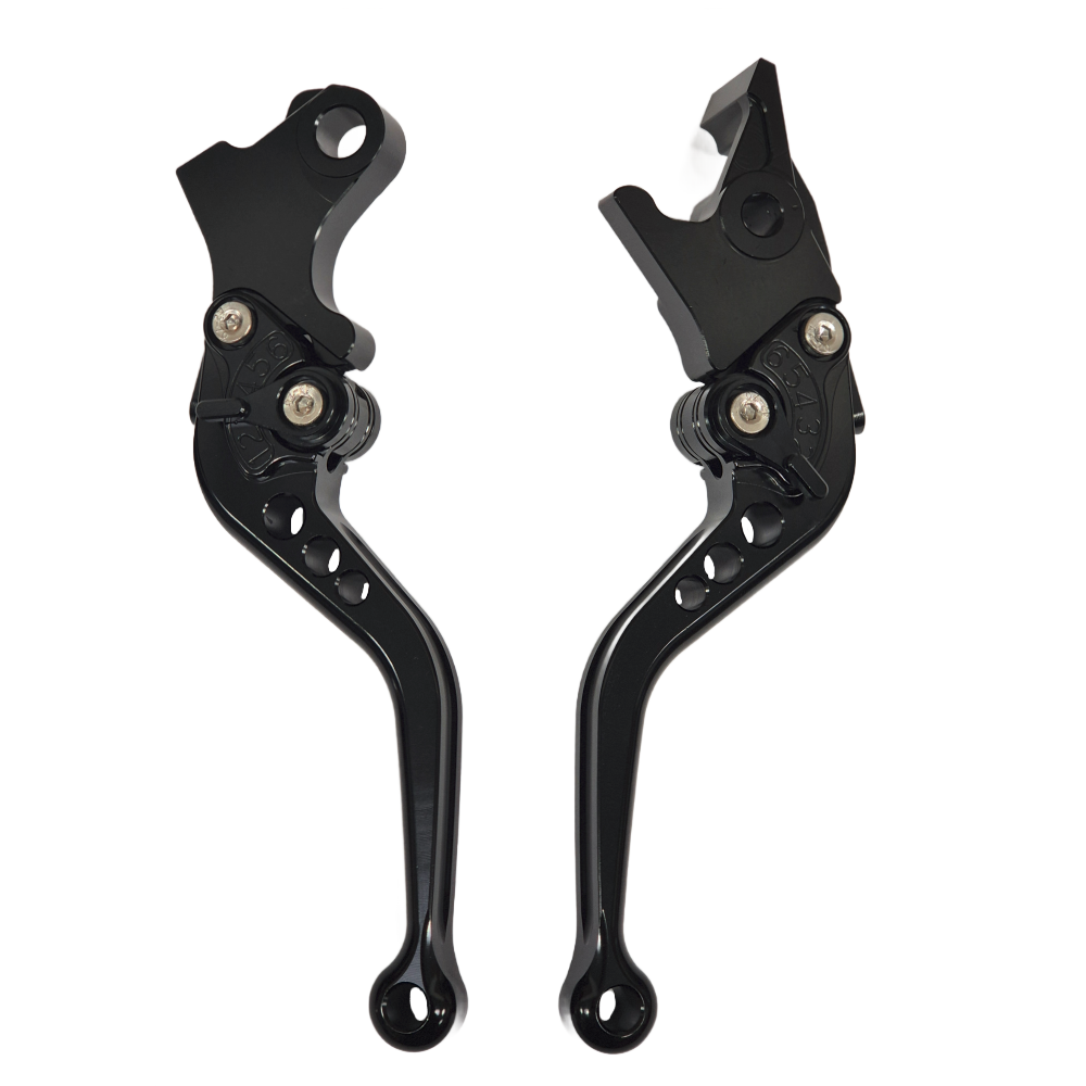 Short Black Brake & Clutch Levers Set Keeway RKV RKS 125/150/200 Stels flame