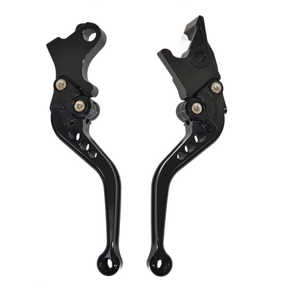 Lexmoto Detroit 125 Euro 5 [SR125-E5] Short Black Brake & Clutch Levers Set