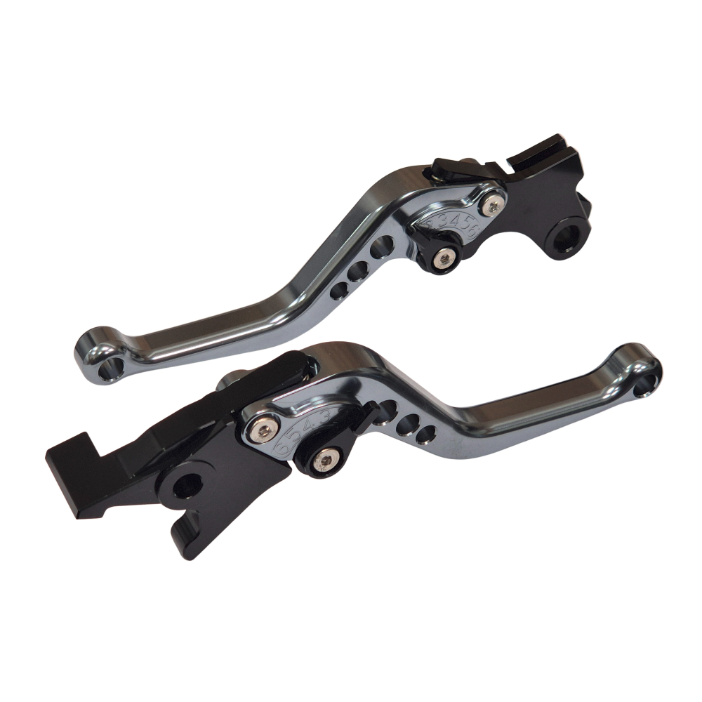 Short Shorty Brake & Clutch Levers Set Keeway RKV RKS 125/150/200 Stels flame