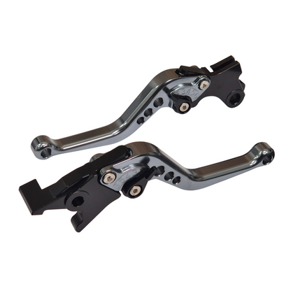 Short Shorty Brake & Clutch Levers Set Keeway RKV RKS 125/150/200 Stels flame