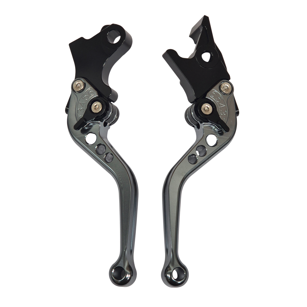 Short Shorty Brake & Clutch Levers Set Keeway RKV RKS 125/150/200 Stels flame