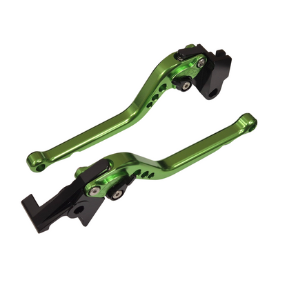 Long Green Clutch & Brake Levers For Kawasaki Z900 2025-2026