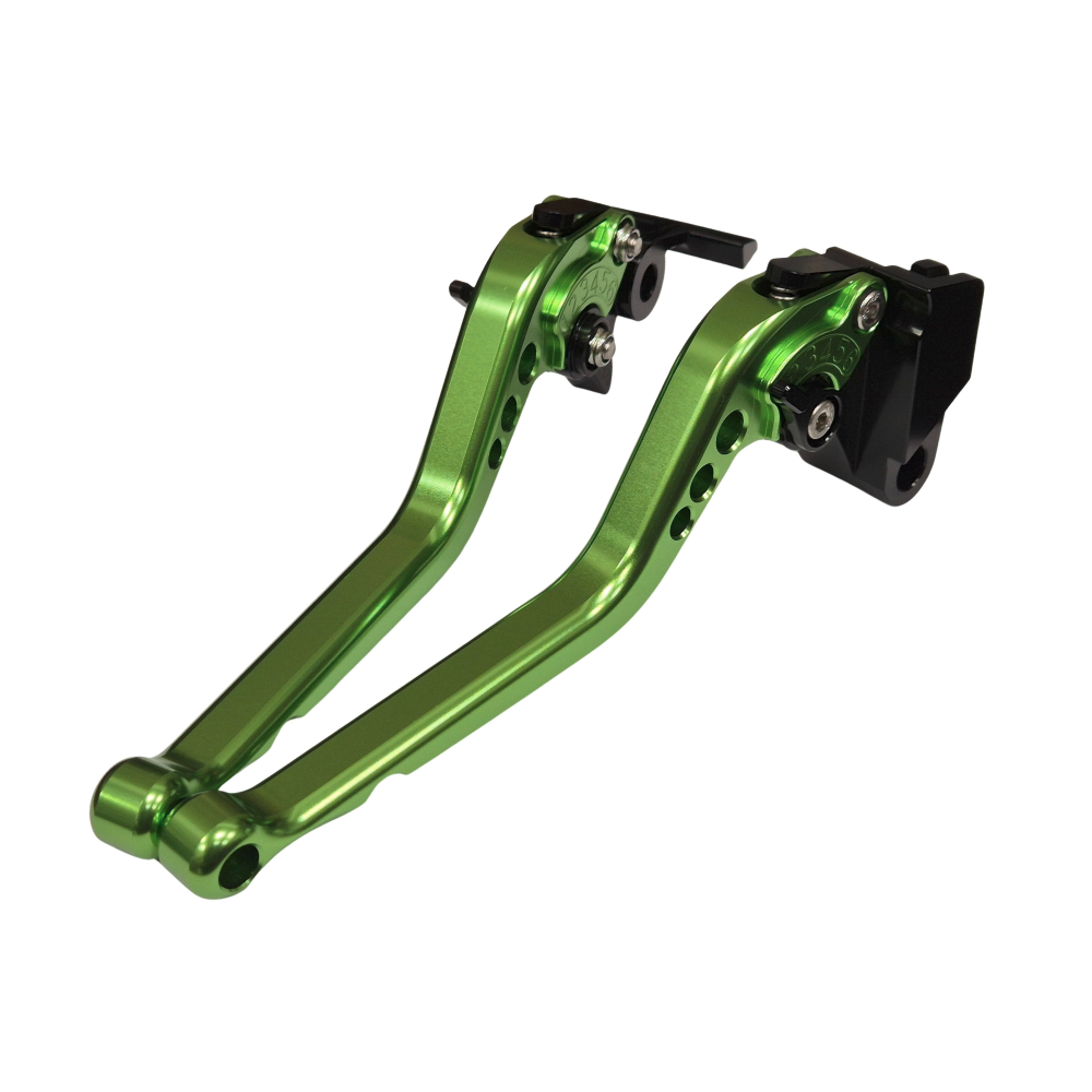 Long Green Clutch & Brake Levers For Kawasaki Z900 2025-2026
