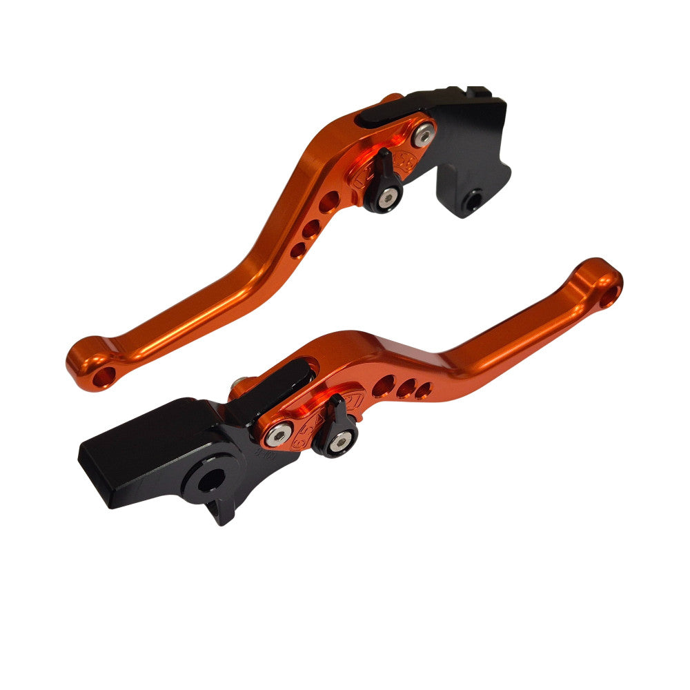 Short Orange Shorty Brake & Clutch Levers Set KTM 125 Enduro R / SMC R 2025-2027