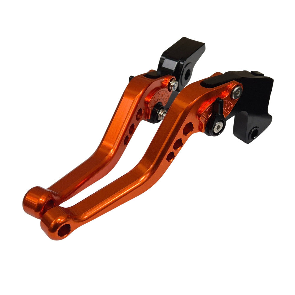 Short Orange Shorty Brake & Clutch Levers Set KTM Duke 125 / 390 2024-2026