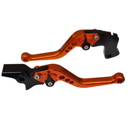 Short Orange Shorty Brake & Clutch Levers Set KTM Duke 125 / 390 2024-2026