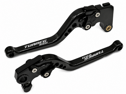 Long Black Clutch & Brake Levers Aprilia Tuareg 660 2021-2026