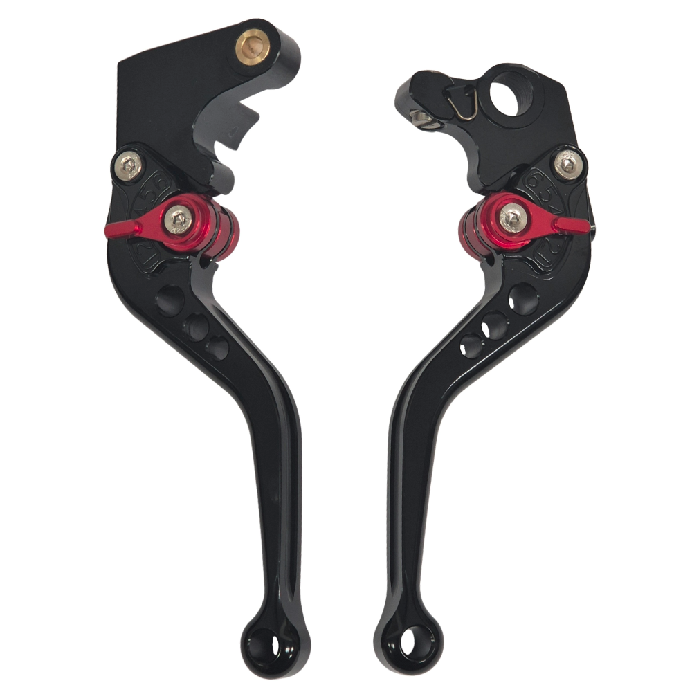 Shorty Short Black Clutch & Brake Levers Aprilia Tuareg 660 2021-2026
