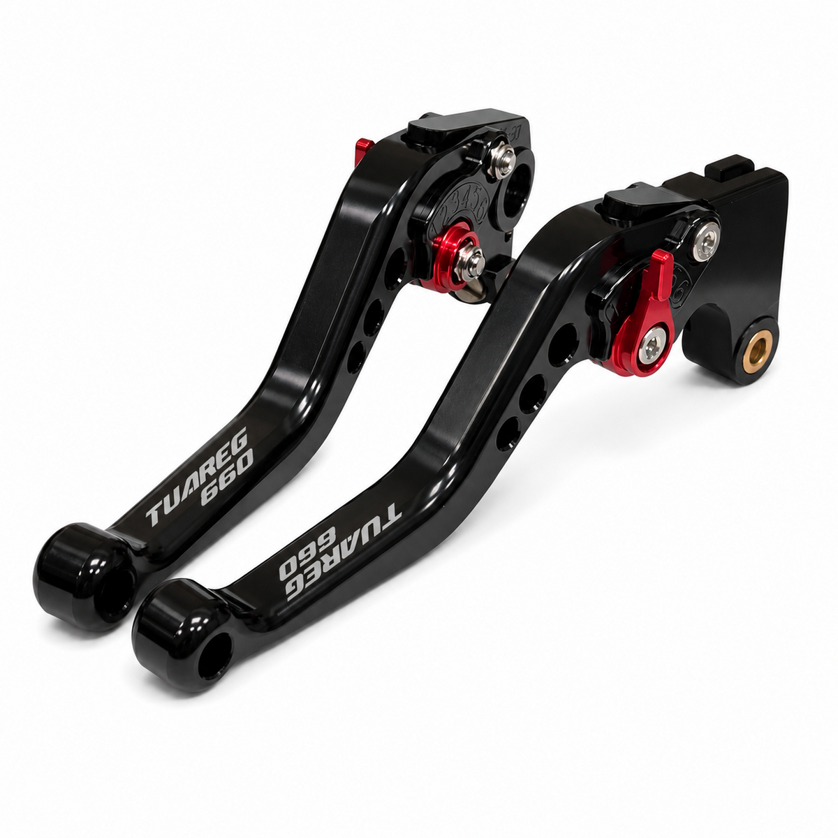 Shorty Short Black Clutch & Brake Levers Aprilia Tuareg 660 2021-2026