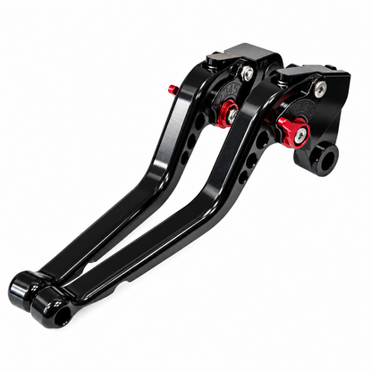 Long Black Clutch & Brake Levers - Kawasaki Ninja ZX10R 2004-2005