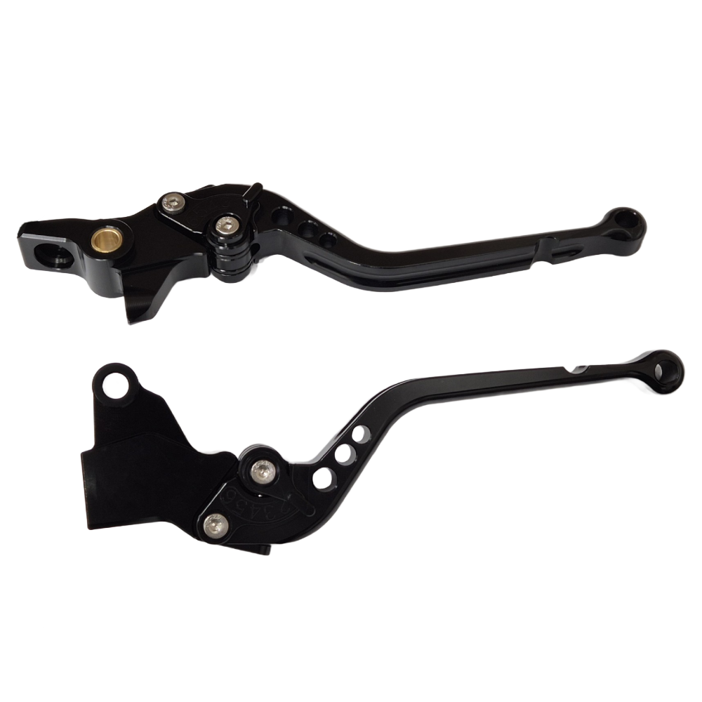 Long Clutch Brake Lever Set Black Royal Enfield Himalayan 450 2023-2026
