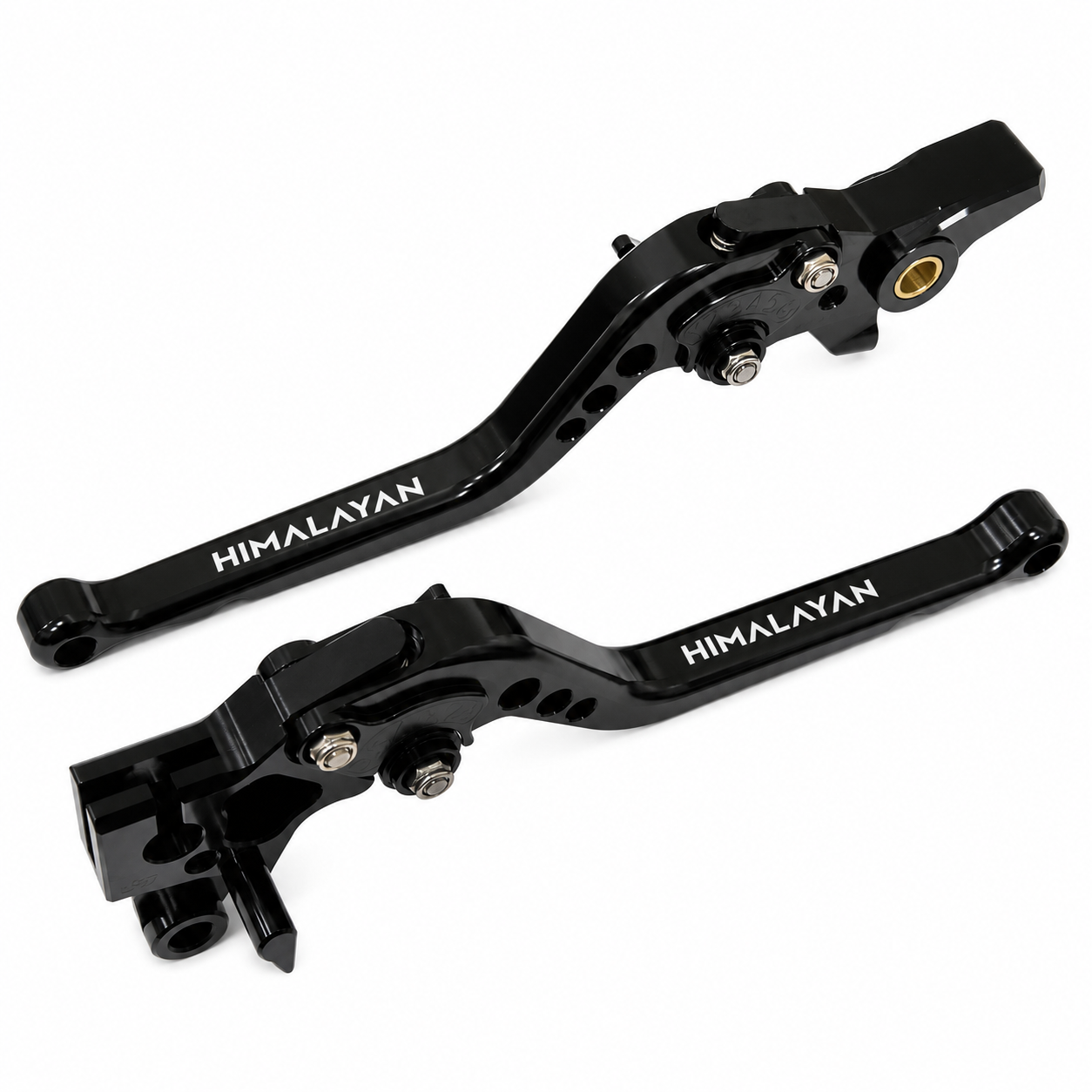 Long Clutch Brake Lever Set Black Royal Enfield Himalayan 450 2023-2026