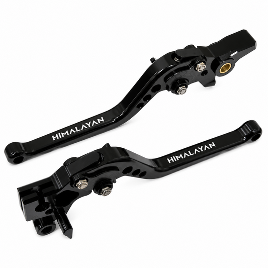 Long Clutch Brake Lever Set Black Royal Enfield Himalayan 450 2023-2026