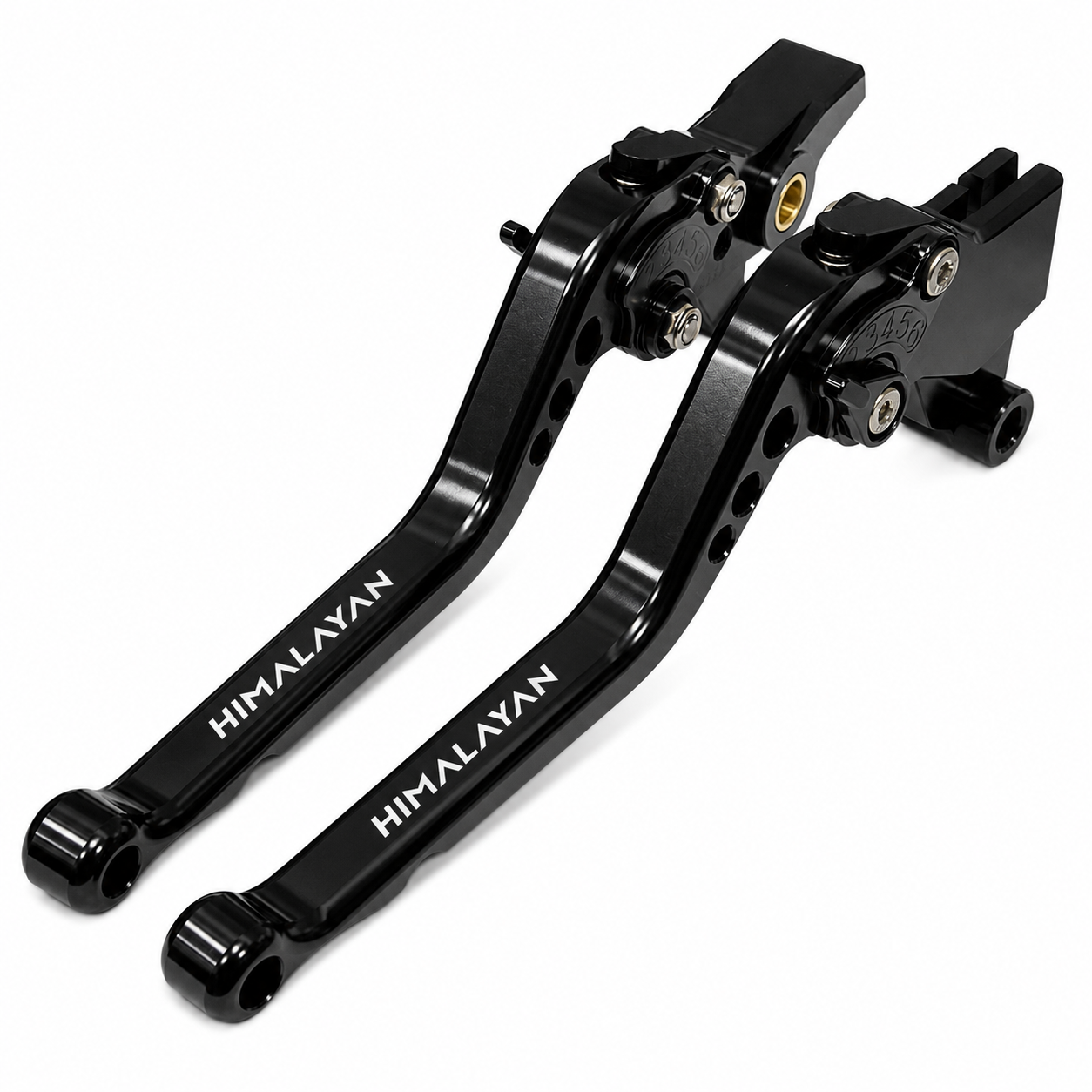 Long Clutch Brake Lever Set Black Royal Enfield Himalayan 450 2023-2026