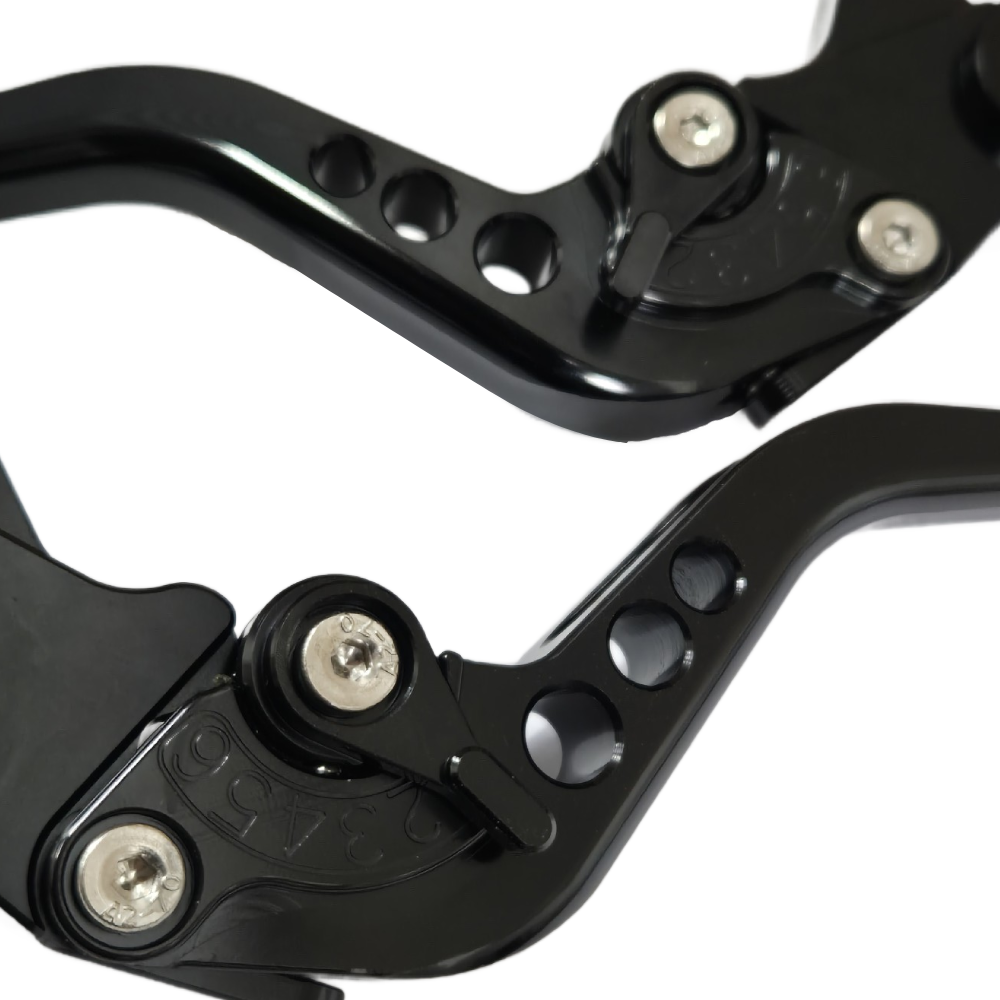Short Clutch Brake Lever Set - Black Royal Enfield Himalayan 450 2023-2026