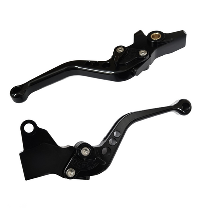 Short Clutch Brake Lever Set - Black Royal Enfield Himalayan 450 2023-2026