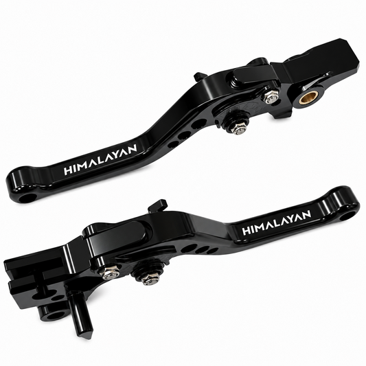 Short Clutch Brake Lever Set - Black Royal Enfield Himalayan 450 2023-2026