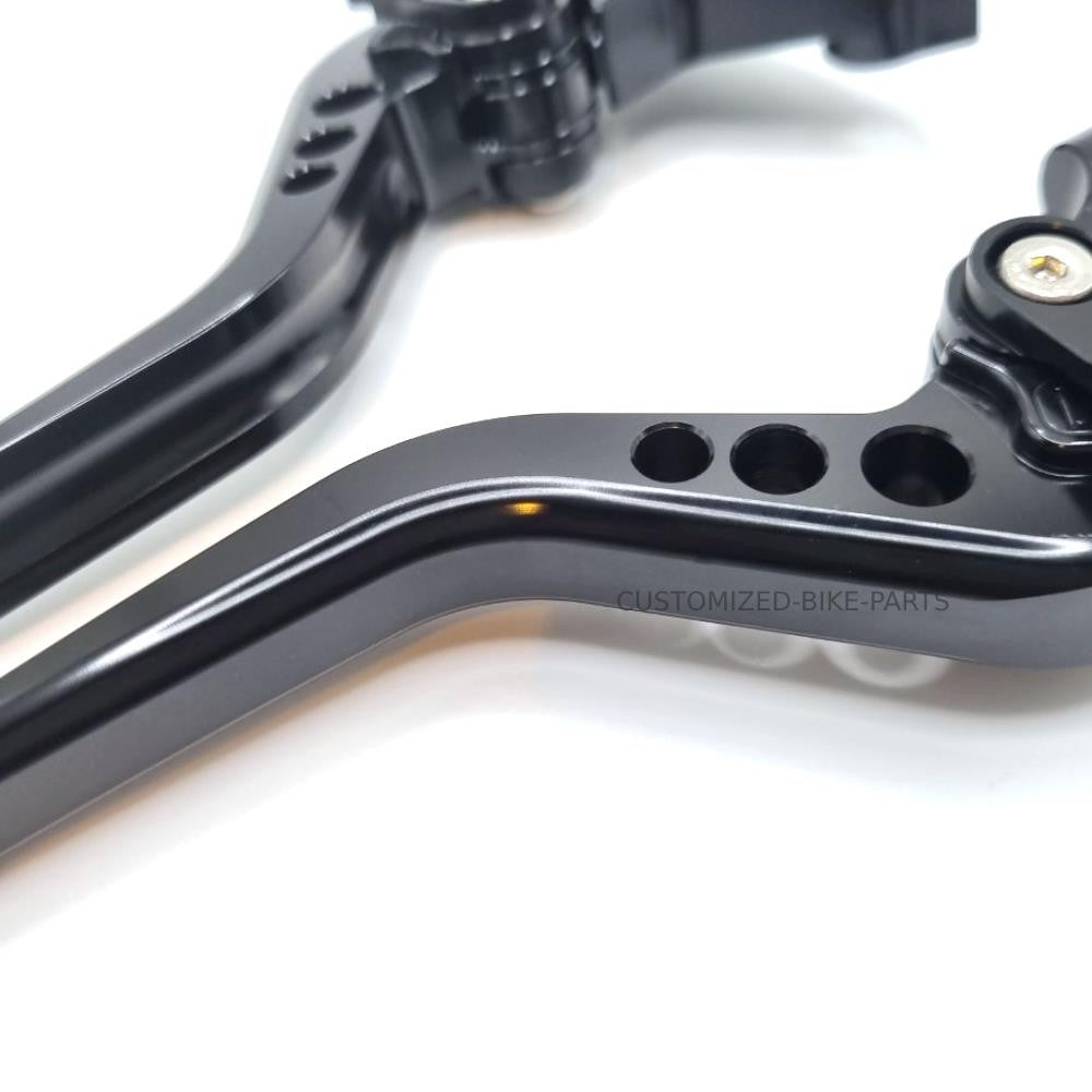 Black Royal Enfield GT 650 interceptor 19-23 | Short Clutch Brake Lever Set