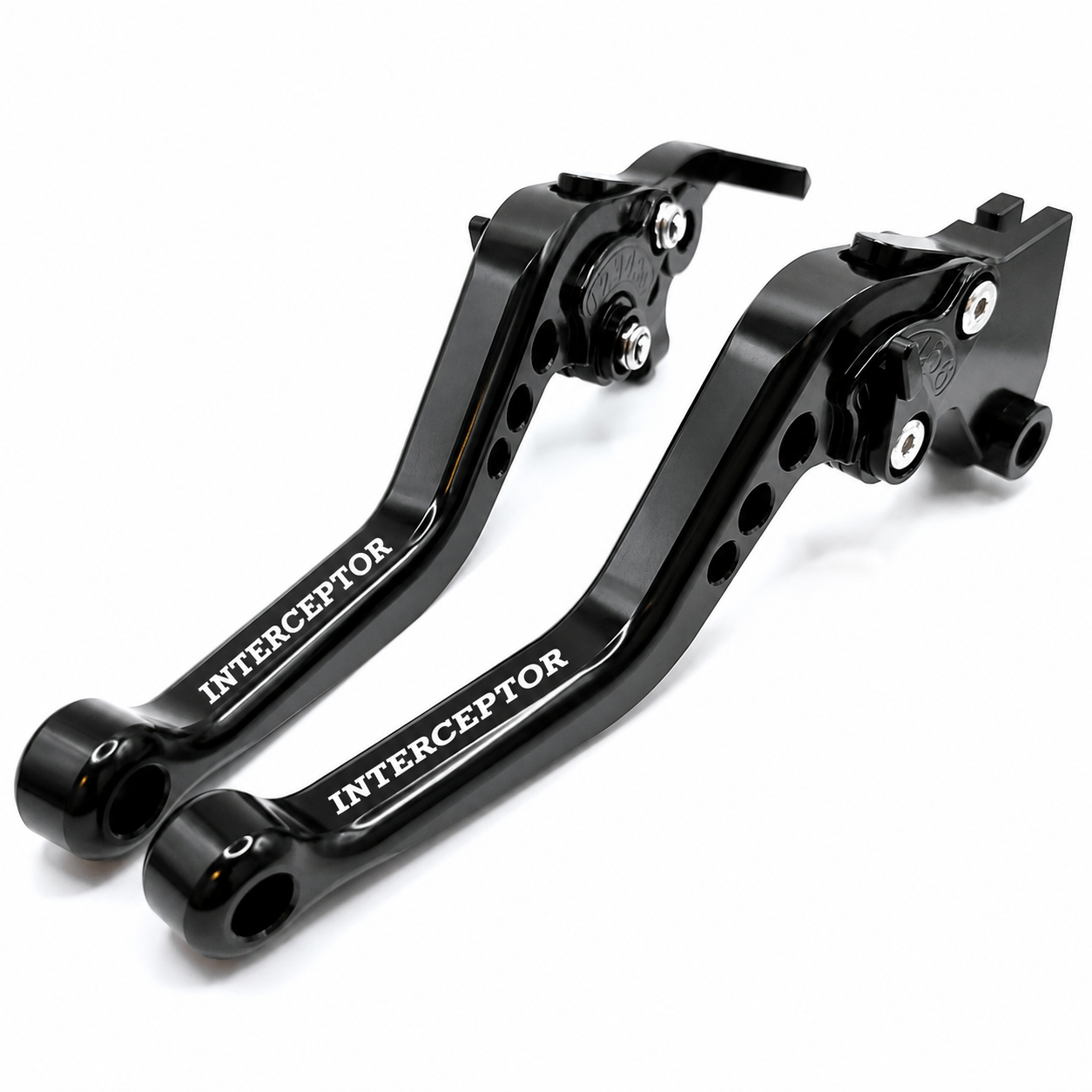 Black Royal Enfield GT 650 interceptor 19-23 | Short Clutch Brake Lever Set