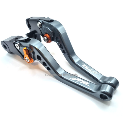 KTM Duke 890 2020-2025 TITANIUM SHORT BRAKE & CLUTCH LEVER SET