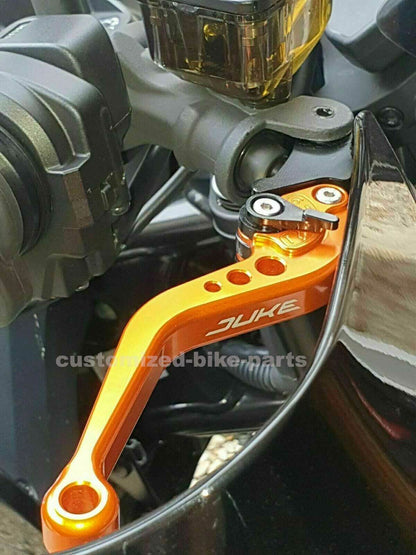 KTM Duke 890 2020-2025 TITANIUM SHORT BRAKE & CLUTCH LEVER SET