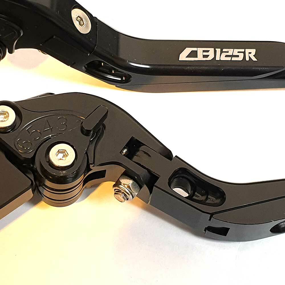 Honda CB125 R Neo 2018-2026 | Adjustable Clutch Brake Lever Set Black/Black