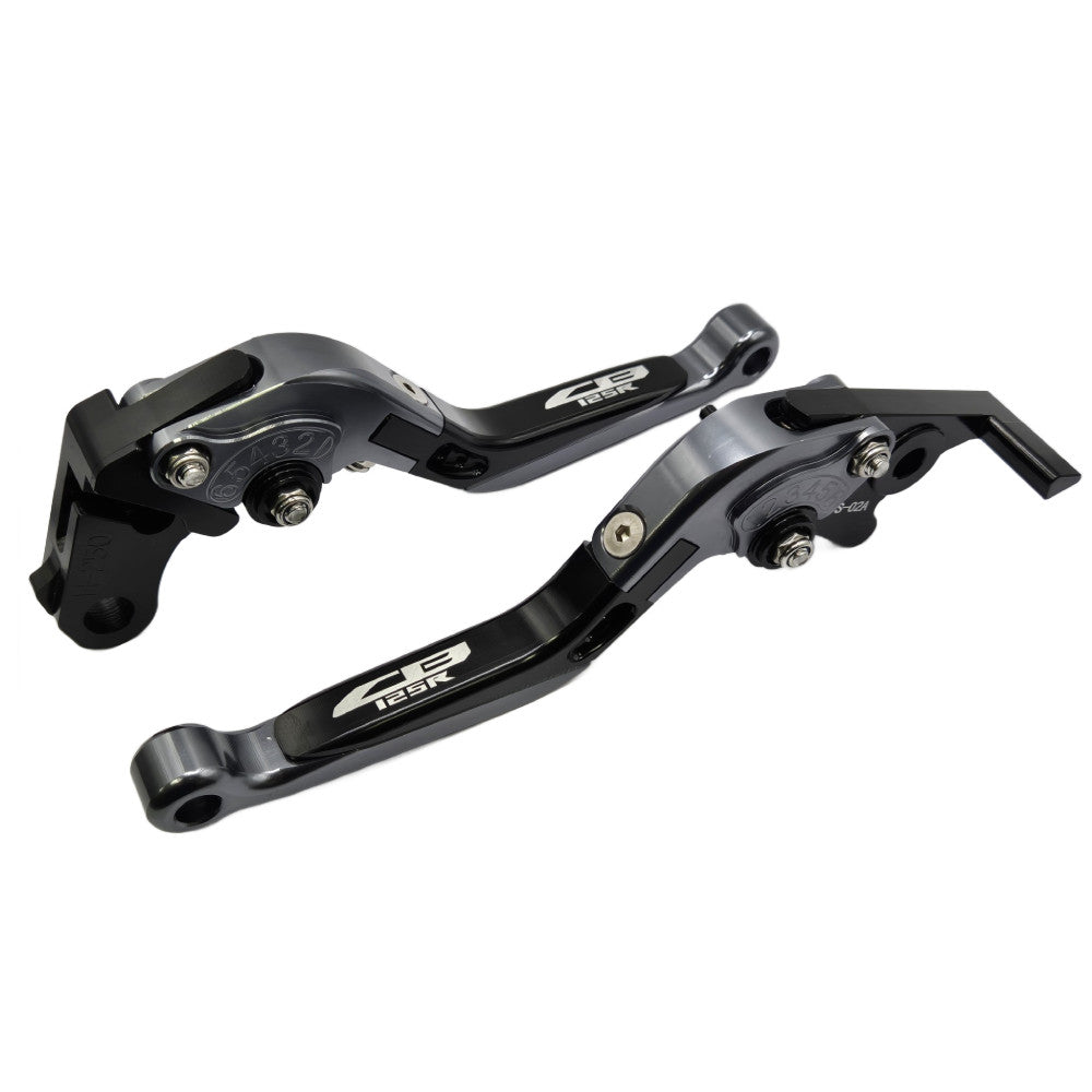 Honda CB125 R Neo 2018-2026 | Adjustable Clutch Brake Lever Set Black/Grey