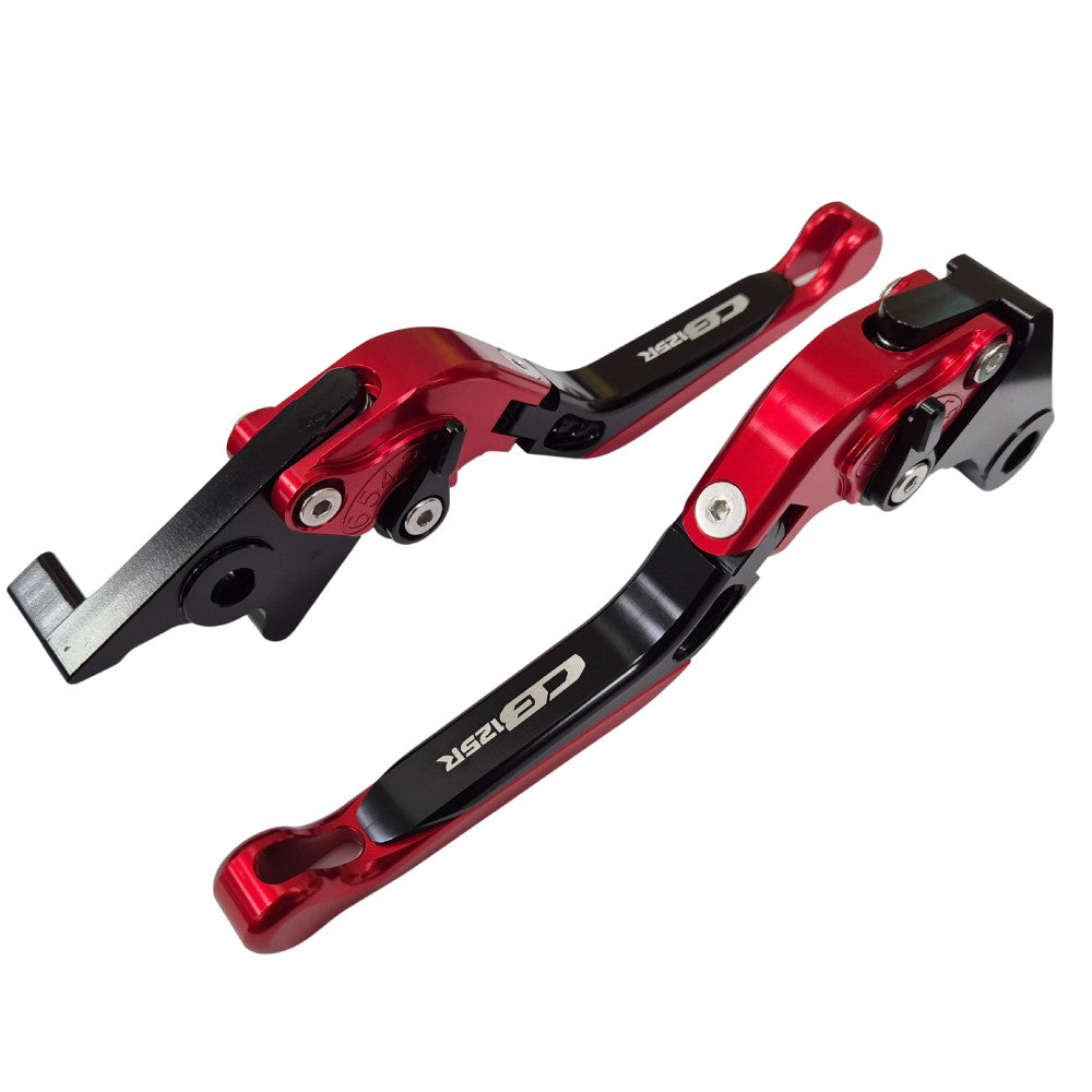 Honda CB125 R Neo 2018-2026 | Adjustable Clutch Brake Lever Set Black/Red