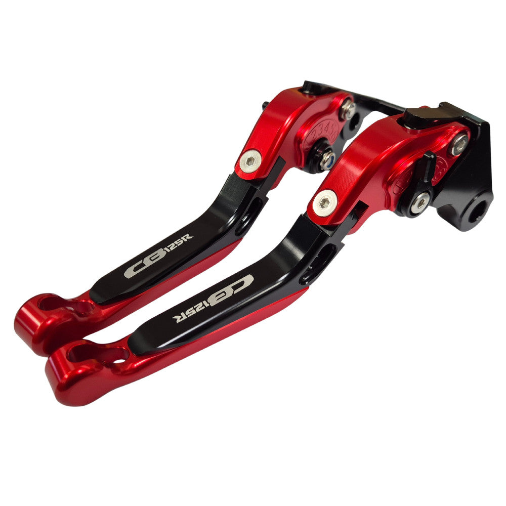 Honda CB125 R Neo 2018-2026 | Adjustable Clutch Brake Lever Set Black/Red