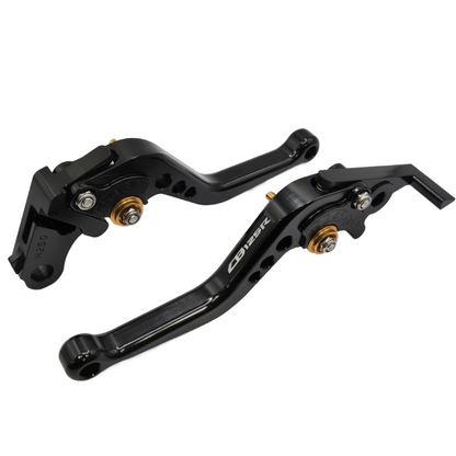 Short Black Gold Clutch & Brake Levers For Honda CB125R 2019-2025