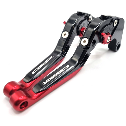 Honda CB650R Neo 2018-2025 | Adjustable Clutch Brake Lever Set Red/Black