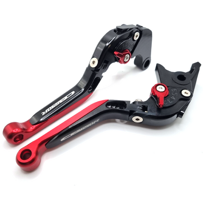 Honda CB650R Neo 2018-2025 | Adjustable Clutch Brake Lever Set Red/Black