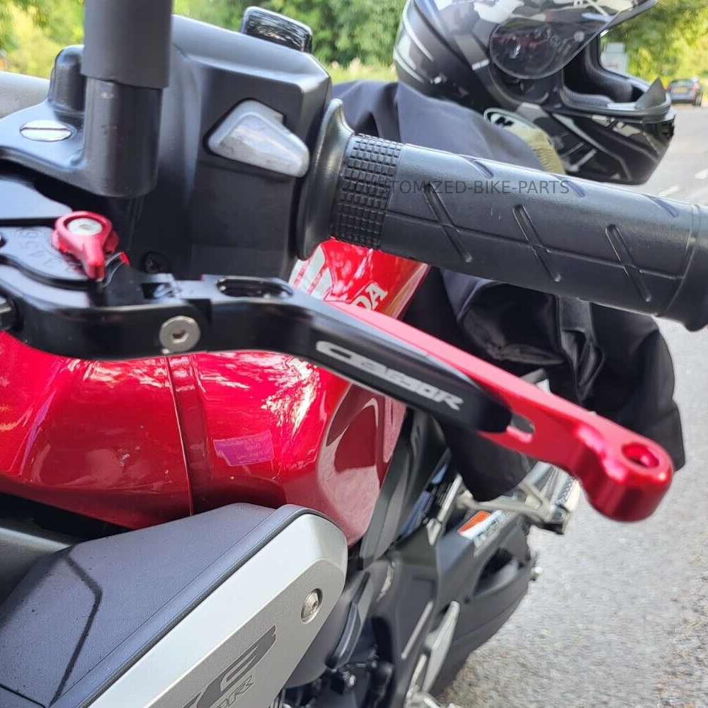 Honda CB650R Neo 2018-2025 | Adjustable Clutch Brake Lever Set Red/Black