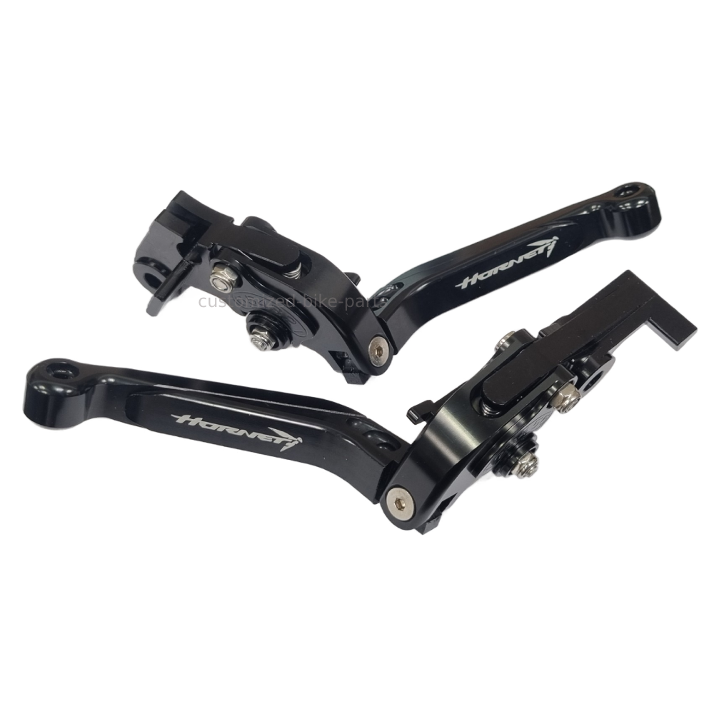Black Adjustable Clutch & Brake Lever Set For Honda CB750 Hornet 2023-2026