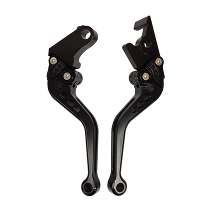 Honda CBR 500 R 2013-2021 Adjustable Short Clutch Brake Lever Set - Black