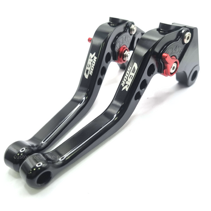 BLACK SHORT BRAKE & CLUTCH LEVERS FOR Honda CBR500R 2022-2026
