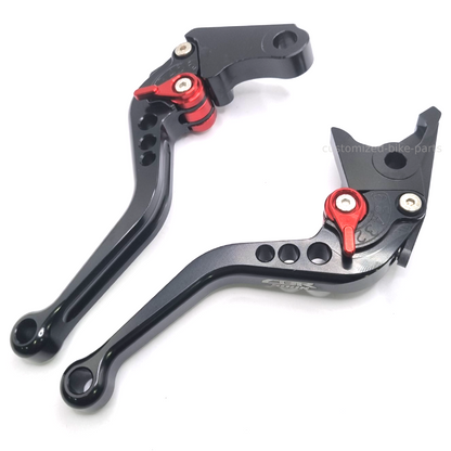 BLACK SHORT BRAKE & CLUTCH LEVERS FOR Honda CBR500R 2022-2026