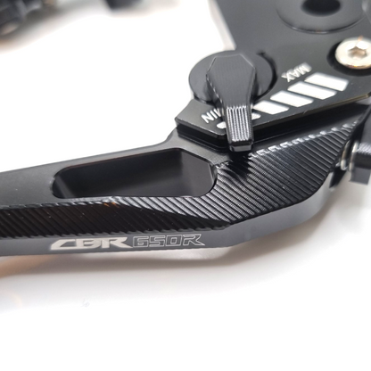 Honda CBR 650 R 2018-2026 | Adjustable Clutch Brake Lever Set Black