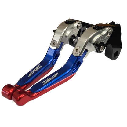 Honda CRF 1000L Africa Twin 2016-2021 Blue / Silver / Red Brake & Clutch Levers