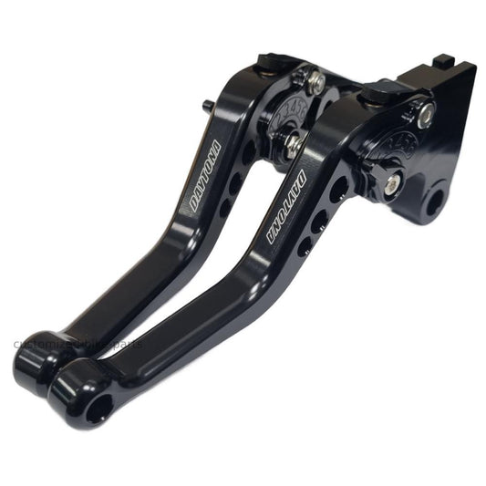 Short Black Clutch & Brake Levers For Triumph Daytona 660 2024-2026