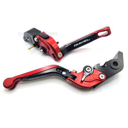 Adjustable Black Clutch & Brake Levers For Ducati Diavel V4 2023-2026