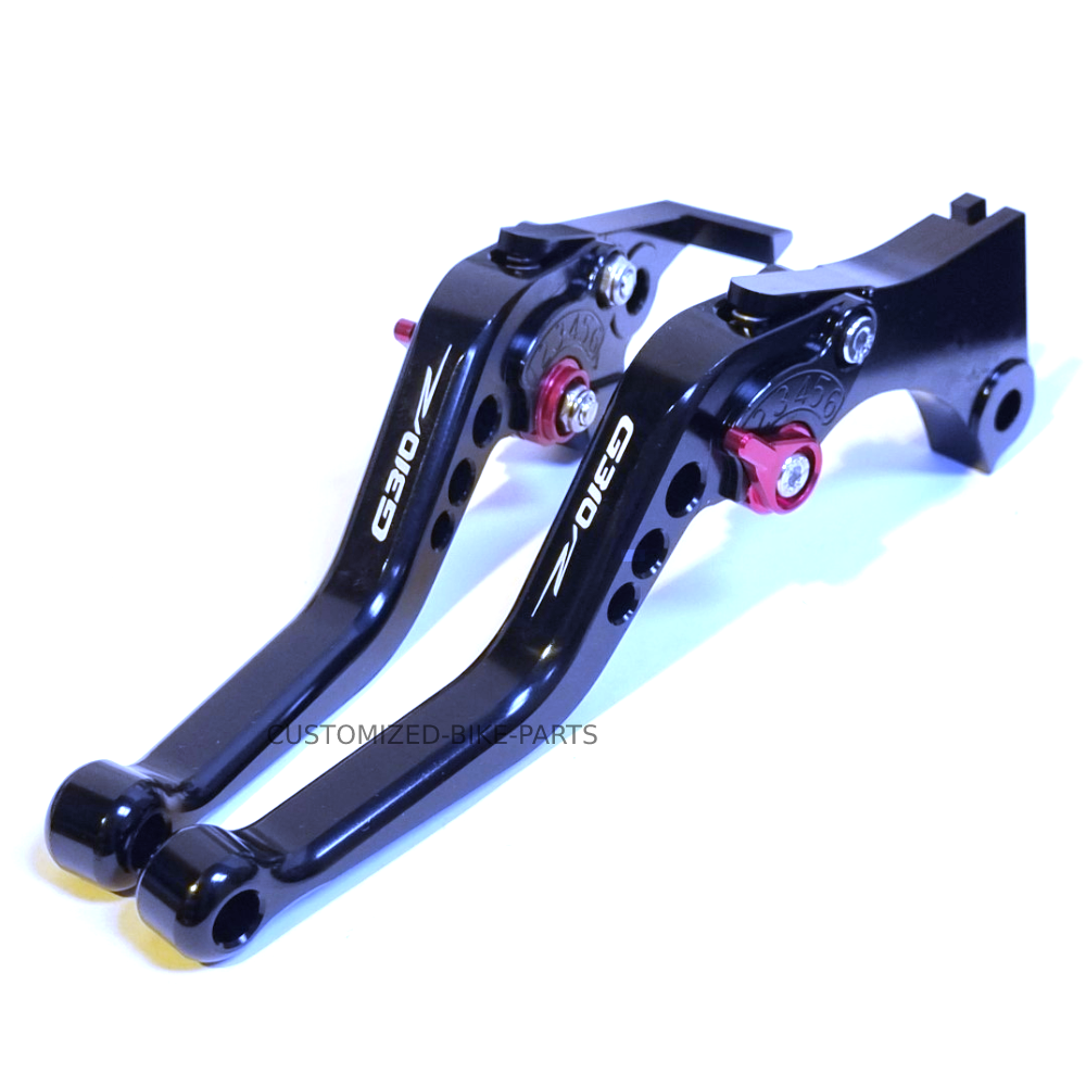 BMW G310R G 310 R 2017-2026 BLACK SHORT ADJUSTABLE BRAKE & CLUTCH LEVER SET