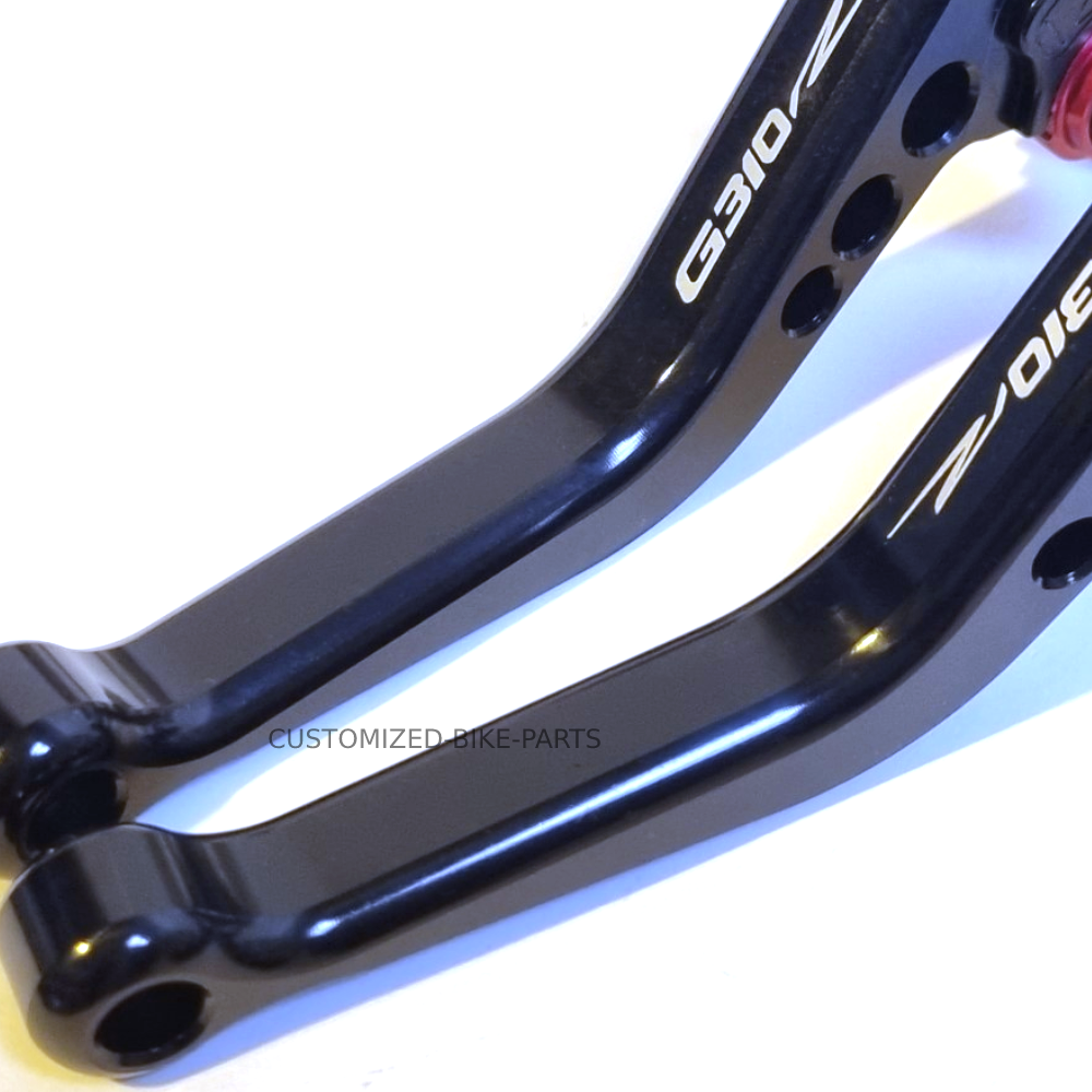 BMW G310R G 310 R 2017-2026 BLACK SHORT ADJUSTABLE BRAKE & CLUTCH LEVER SET