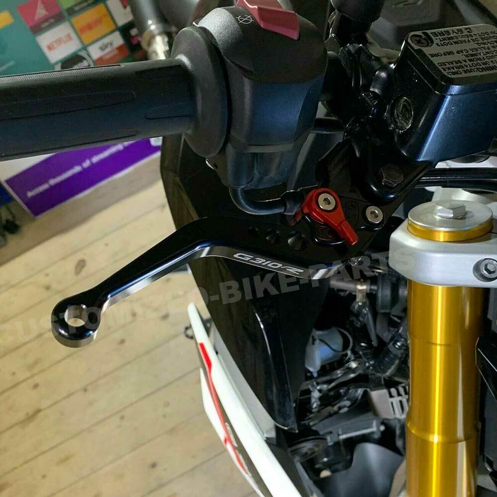 BMW G310R G 310 R 2017-2026 BLACK SHORT ADJUSTABLE BRAKE & CLUTCH LEVER SET